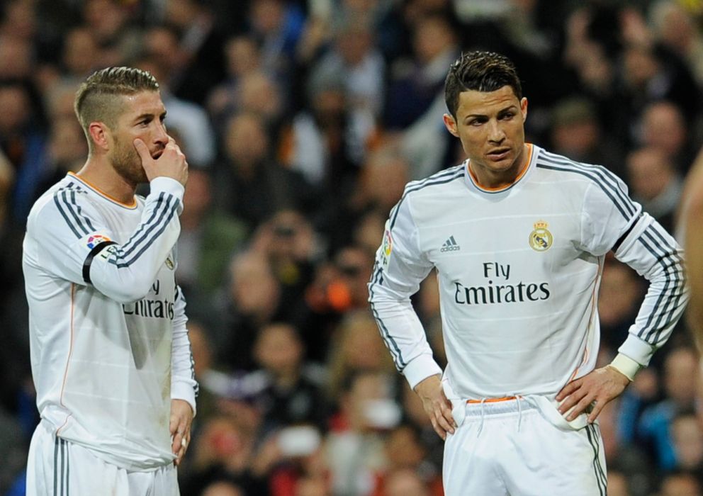 Foto: Sergio Ramos y Cristiano Ronaldo, en un partido con el Real Madrid (CordonPress). 