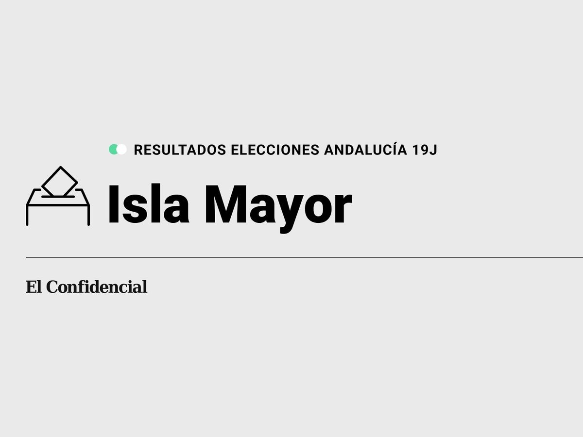 Foto: Resultados en Isla Mayor, Sevilla, de las elecciones de Andalucía 2022 este 19-J (C.C./Diseño EC)