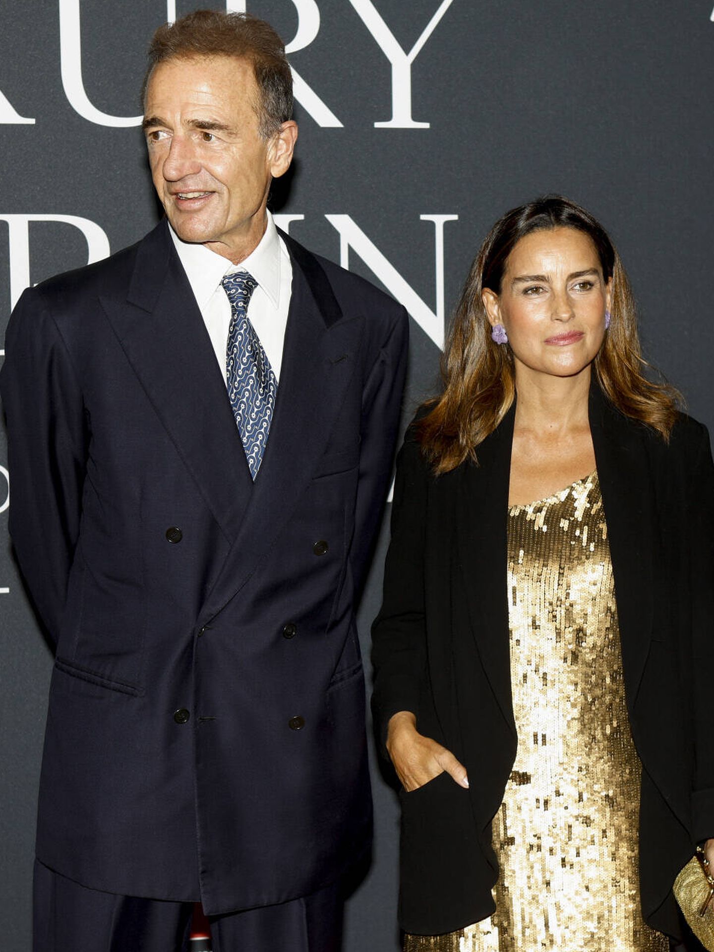 Alessandro Lequio y María Palacios en la fiesta de Madrid. (Gtres)