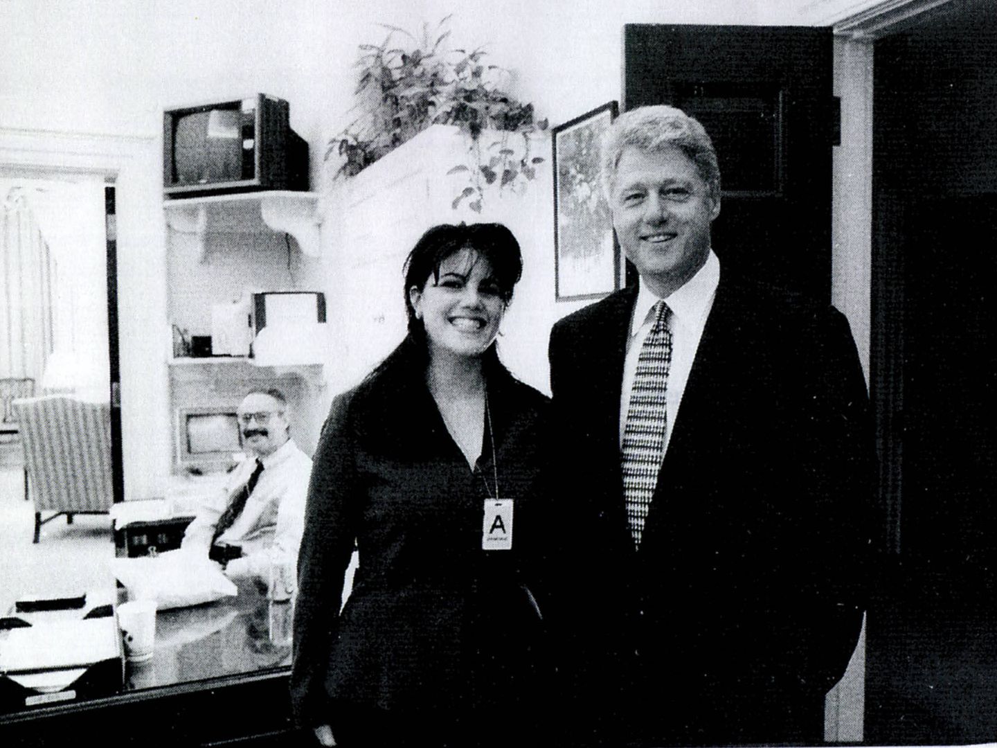  Monica Lewinsky y Bill Clinton. (Getty)