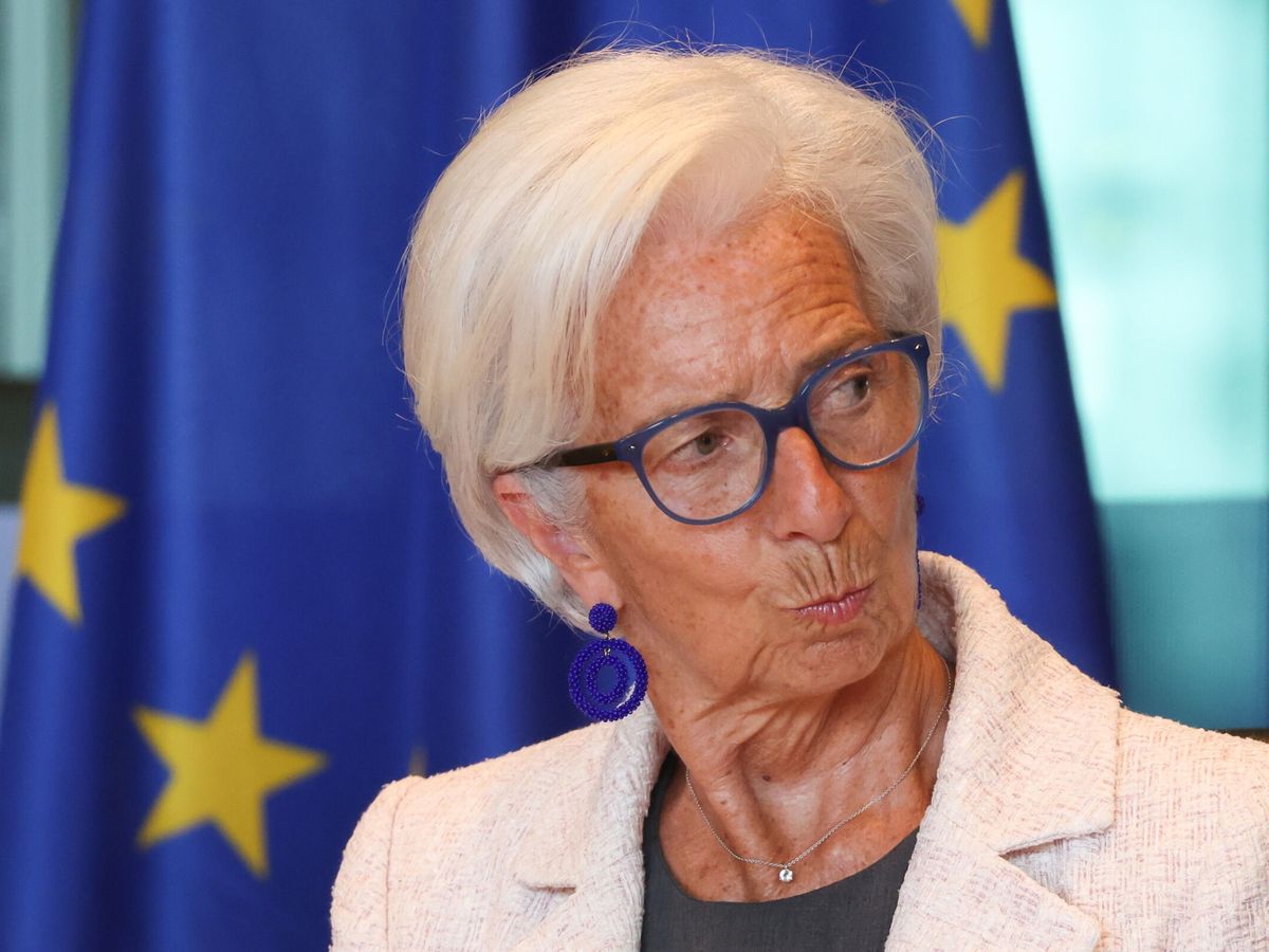 Foto: La presidenta del BCE, Christine Lagarde. (EFE/Olivier Hoslet)