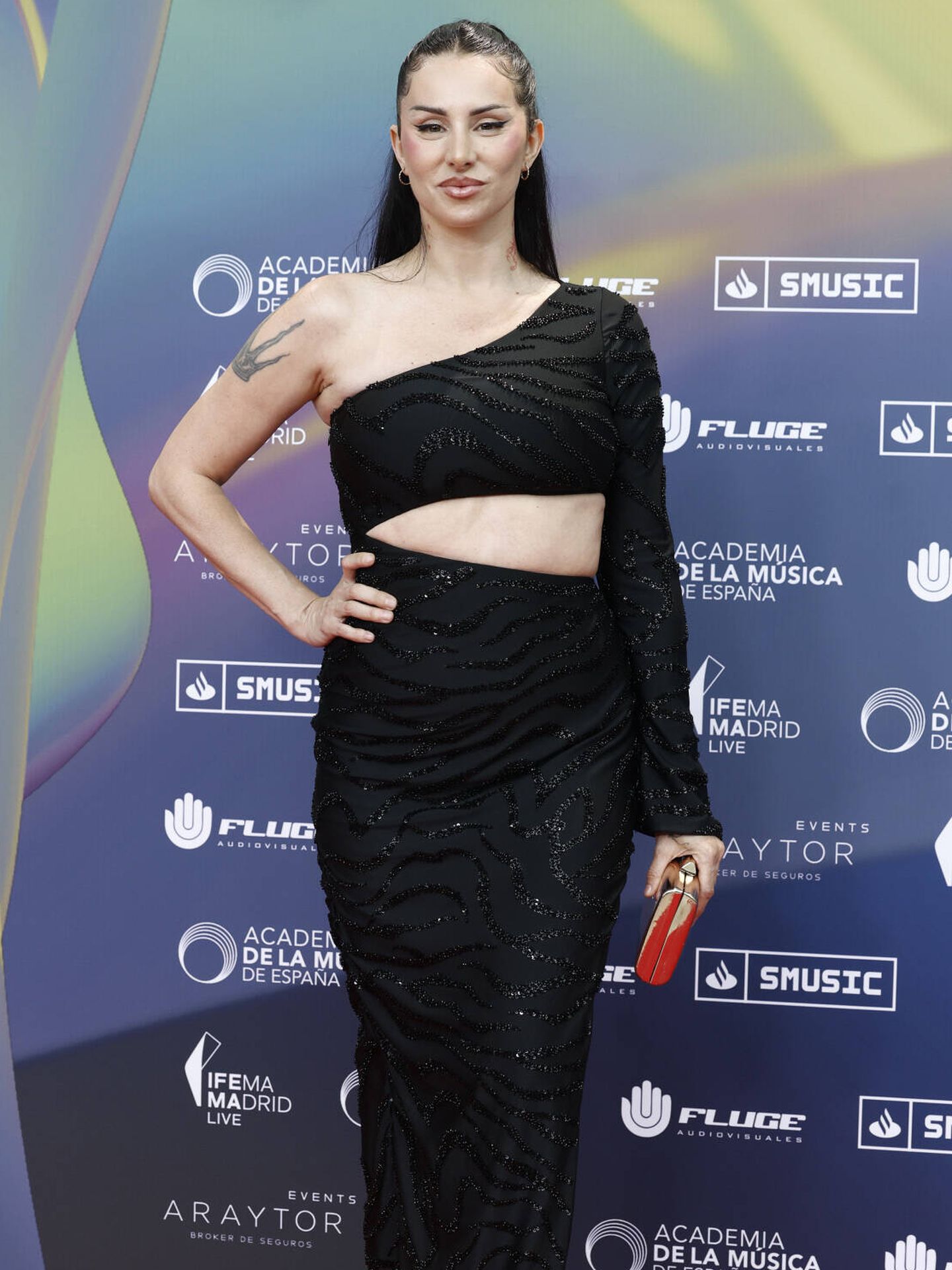 Mala Rodríguez en la alfombra roja de los Premios de la Academia de la Música (Gtres)