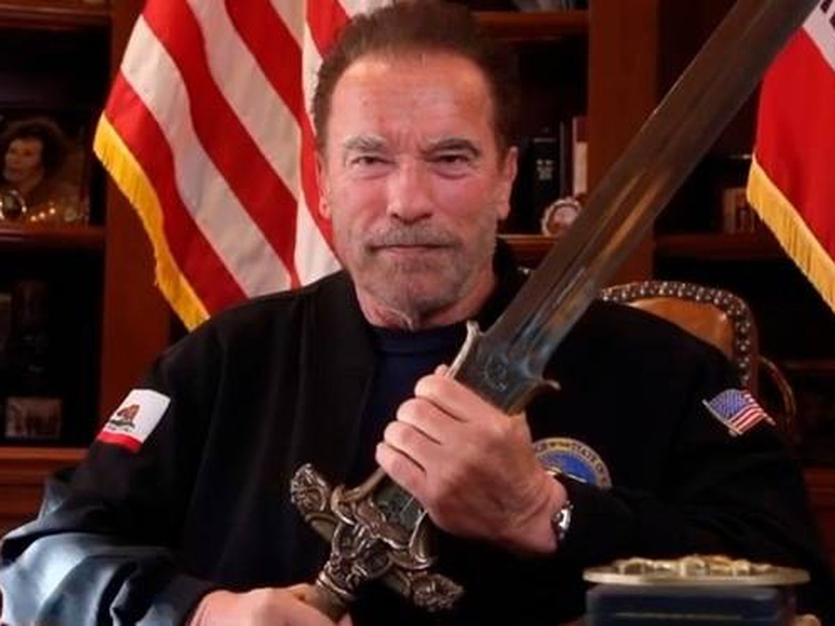 Foto: Fotograma del vídeo de Schwarzenegger. 