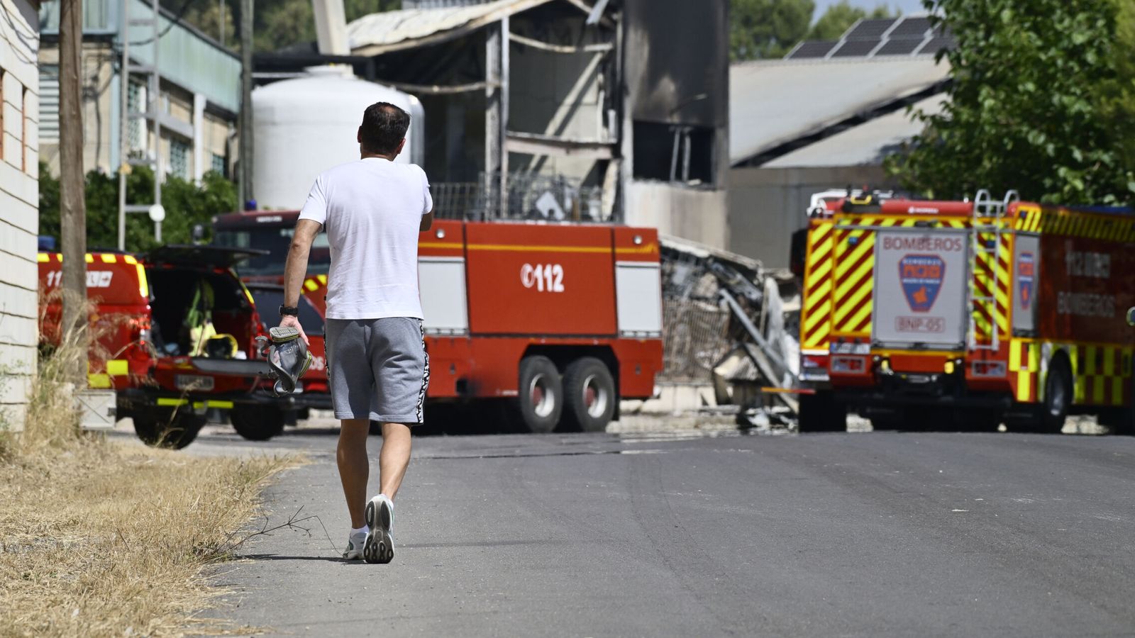 Heridas siete personas en un incendio en el cuadro de contadores de un edificio en Mula (Murcia)