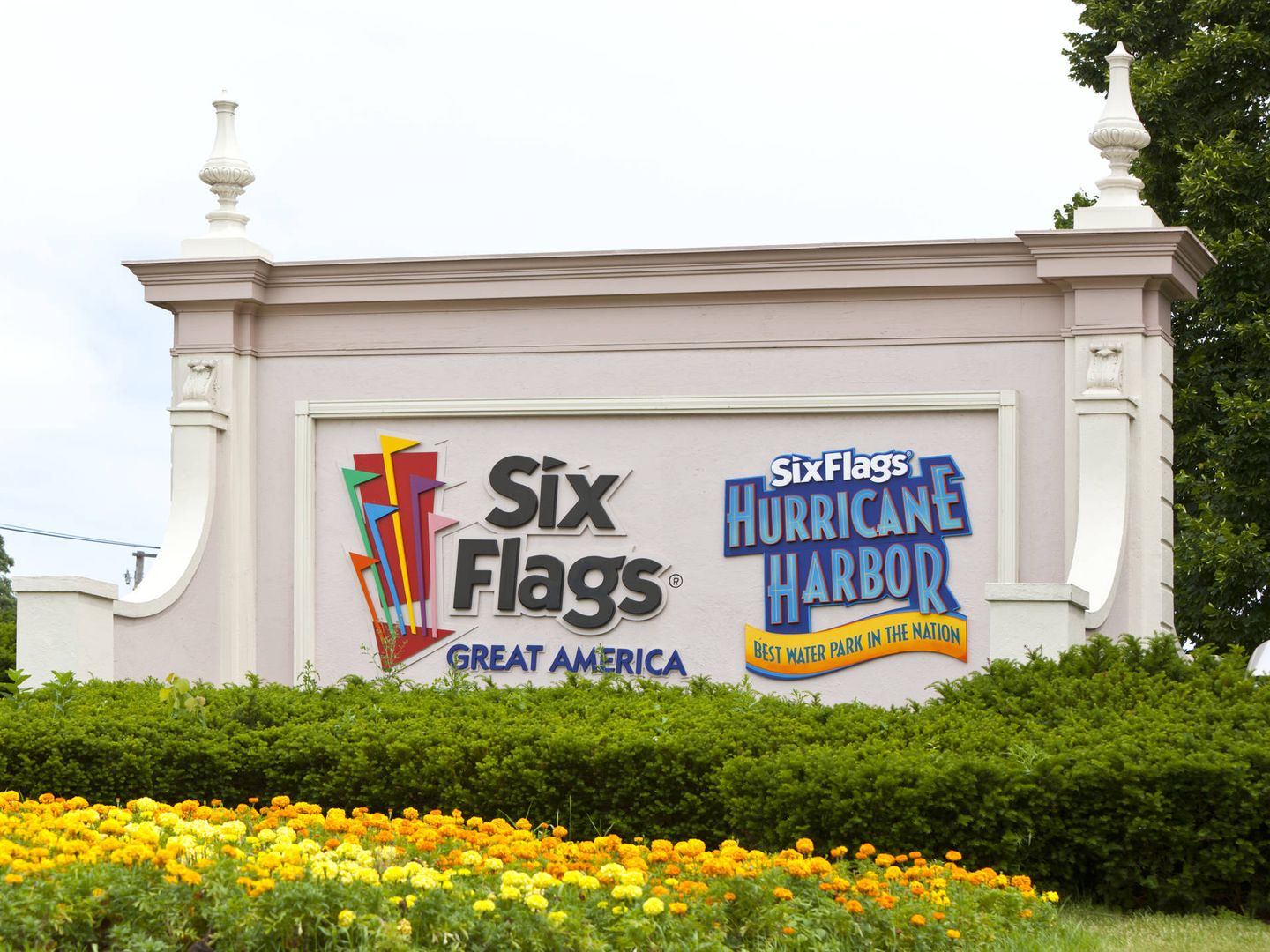 La compañía Six Flags tiene varios parques en Estados Unidos.