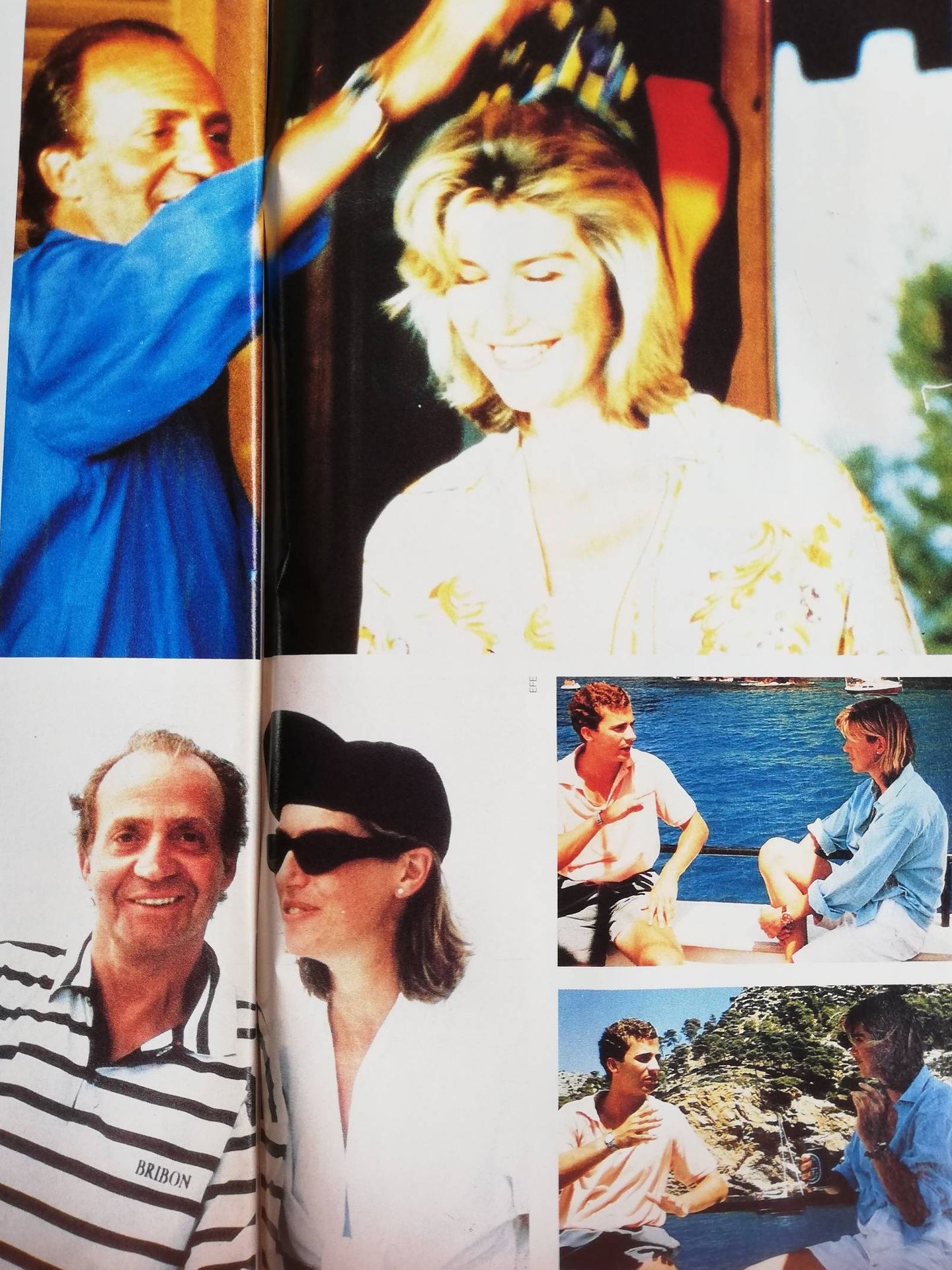 El rey Juan Carlos y Seline Scott, en imágenes del reportaje publicado por Paloma Barrientos.