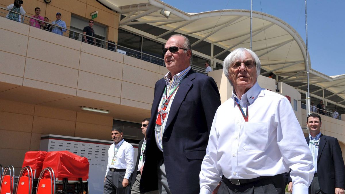 Juan Carlos I viajó a Bahréin con la excusa de la F1 días antes de ingresar 1,5 M de su emir