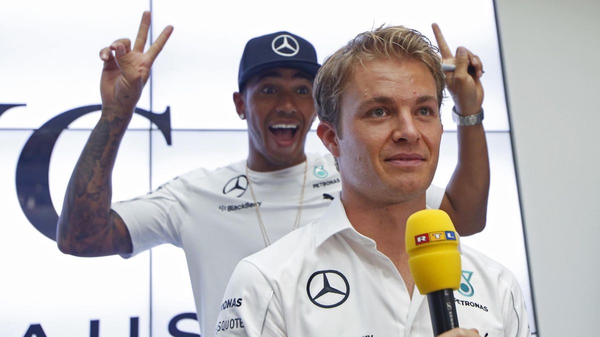 Hamilton a Rosberg: al "enemigo", ni agua... y viceversa