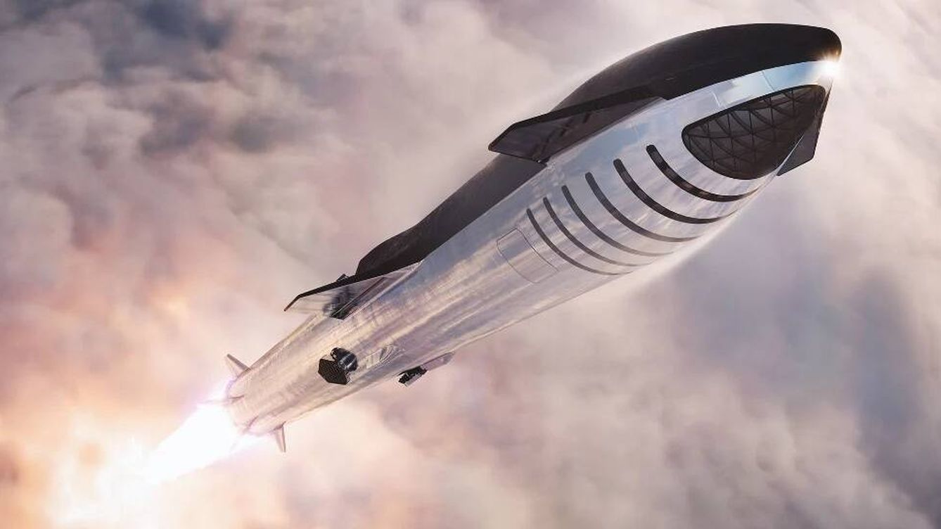 Foto: El Starship de SpaceX. (SpaceX)