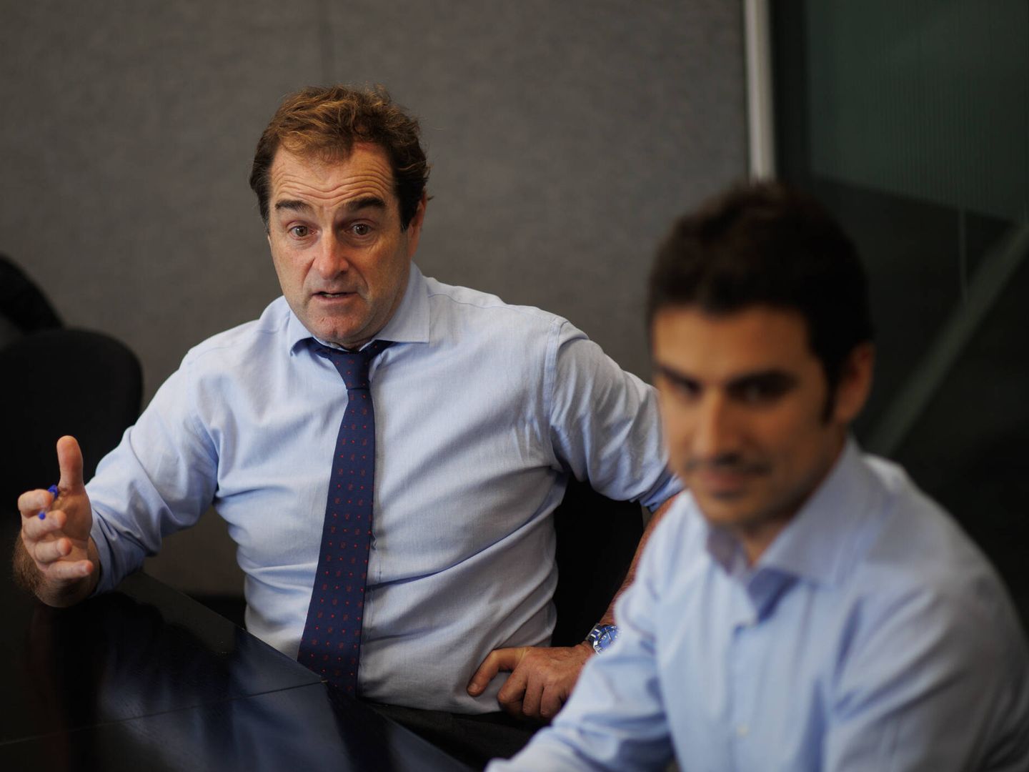 El consejero delegado de Neinor, Borja García-Egotxeaga, y su adjunto, Jordi Argem. (AMV)