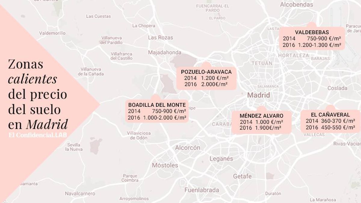 El suelo se dispara, ¿estamos ante pequeñas burbujas inmobiliarias en Madrid?