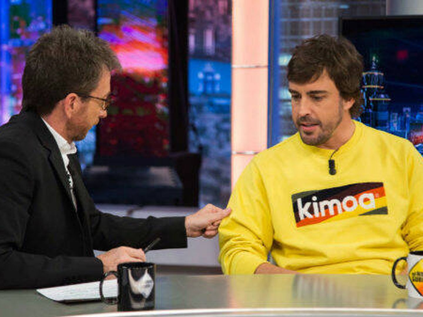 Fernando Alonso, en 'El hormiguero'. (Atresmedia)