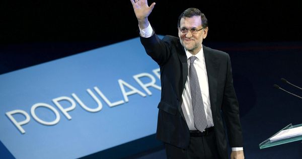 Foto: El presidente del Gobierno, Mariano Rajoy, clausura una convención nacional del PP. (EFE)