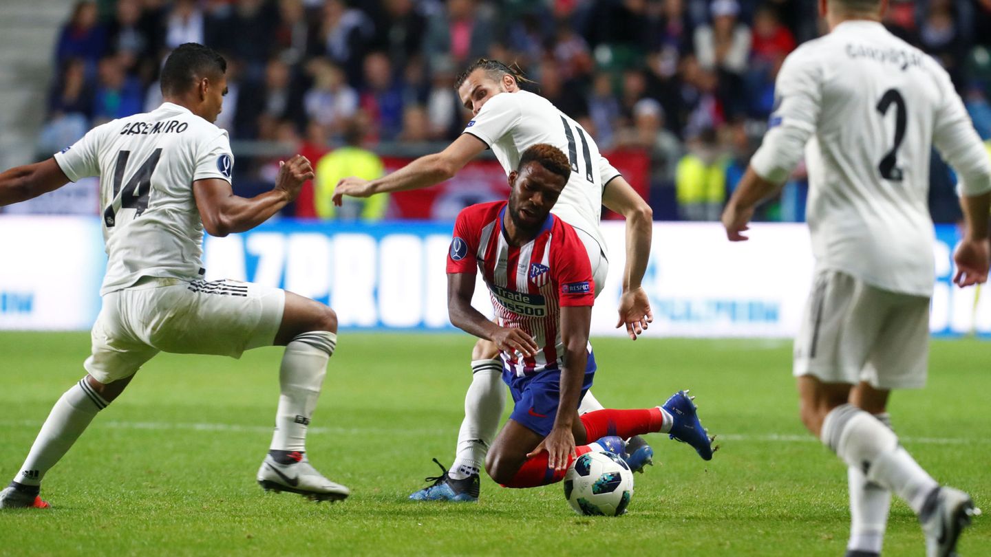 Buen debut de Lemar con el Atlético. (Reuters)