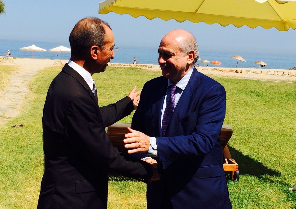 Foto: El ministro del Interior, Jorge Fernández Díaz, y su homólogo marroquí