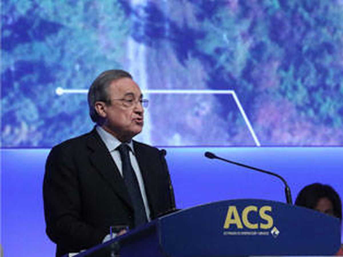 Foto: Florentino Pérez, presidente de ACS.