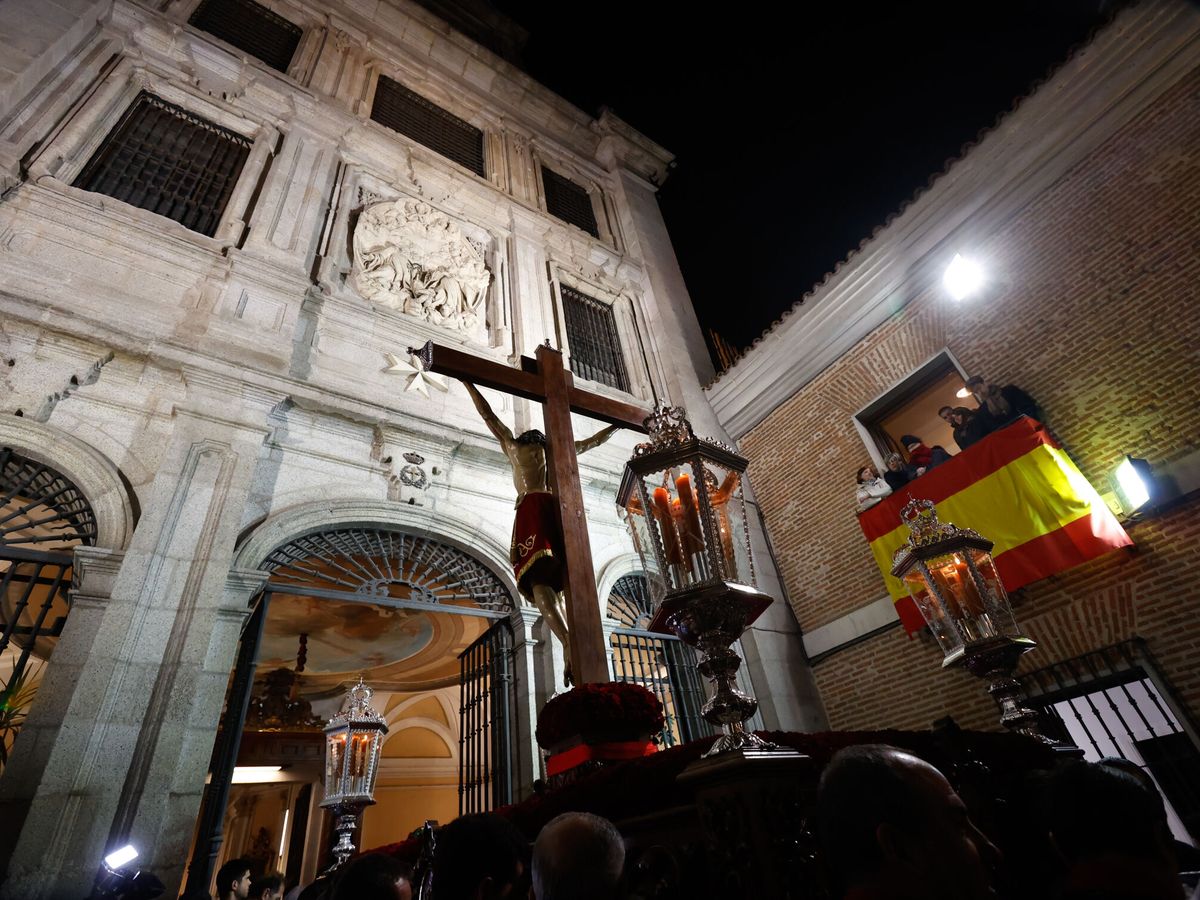 Foto: Procesión del Cristo de los Alabarderos en Madrid. (Antonio Gutiérrez/Europa Press)