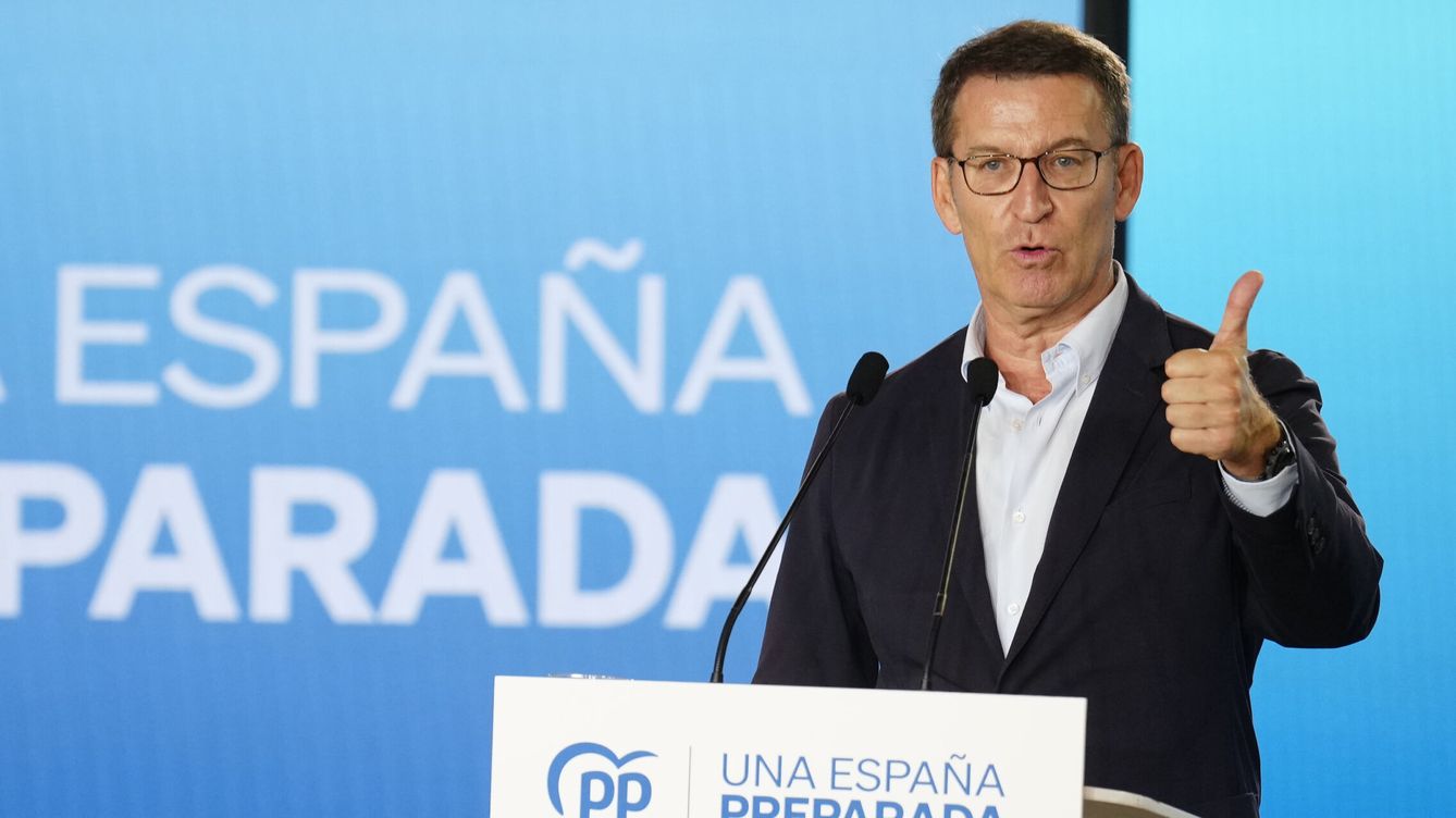 Foto: El presidente del PP, Alberto Núñez Feijóo. (EFE/Enric Fontcuberta)