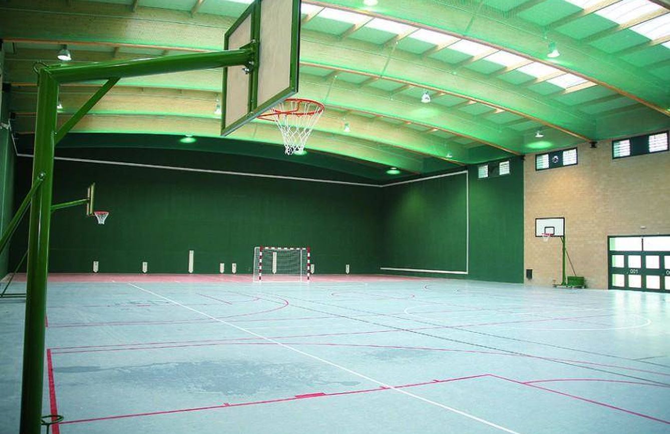 La zona deportiva de la prisión de Zaballa (Álava).