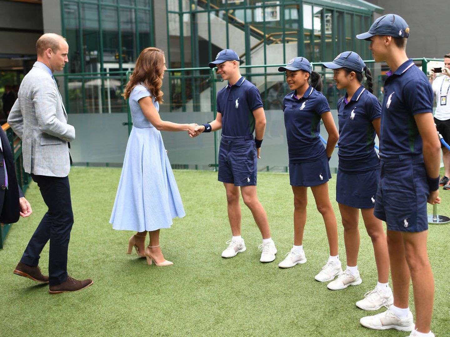 Los duques de Cambridge en Wimbledon 2019. (Getty)