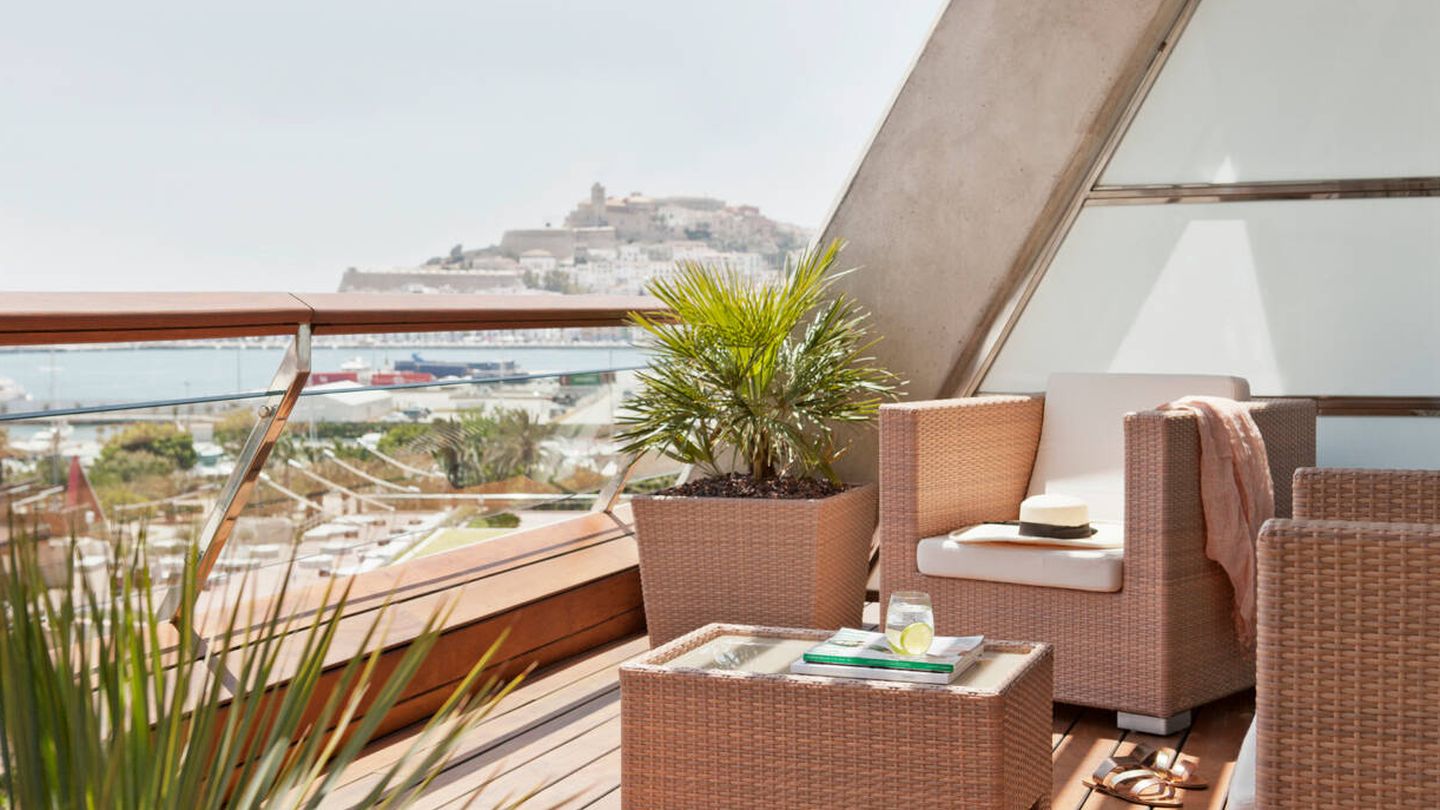 Vistas desde la suite de Ibiza Gran Hotel. (Cortesía)