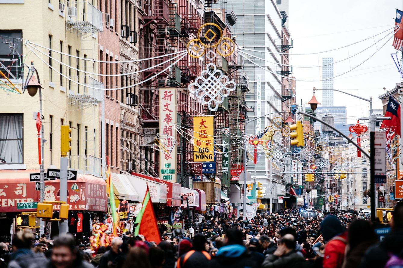 El Año Nuevo Chino de 2018 en Chinatown, barrio de Nueva York (Reuters)