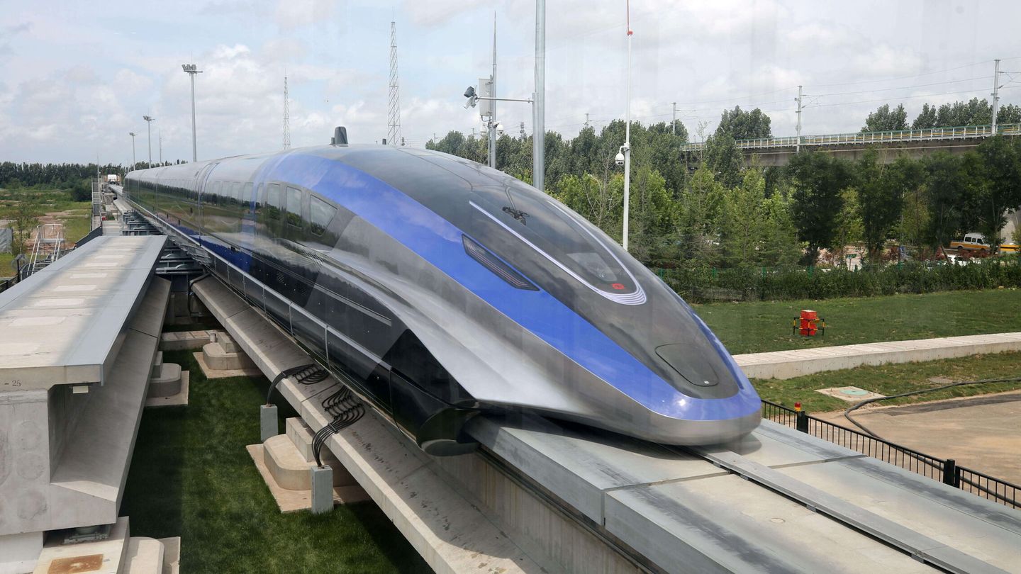 Tren 'maglev' chino. (Reuters/cnsphoto)
