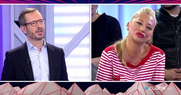 Foto: Javier Maroto (PP) y Belén Esteban, en el debate de 'Todo es mentira'. (Cuatro).