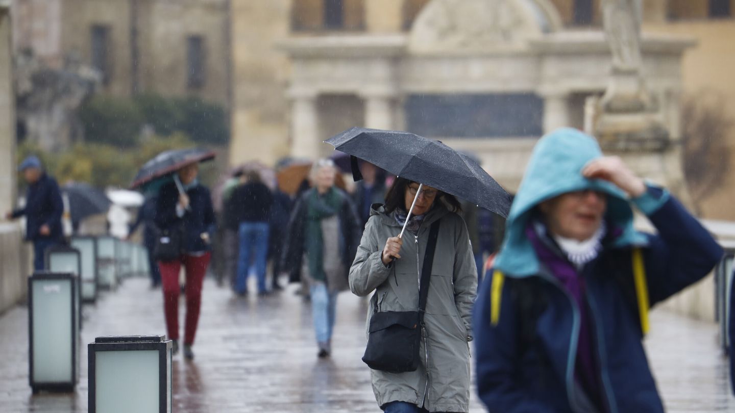 Lluvia en Córdoba. (EFE)