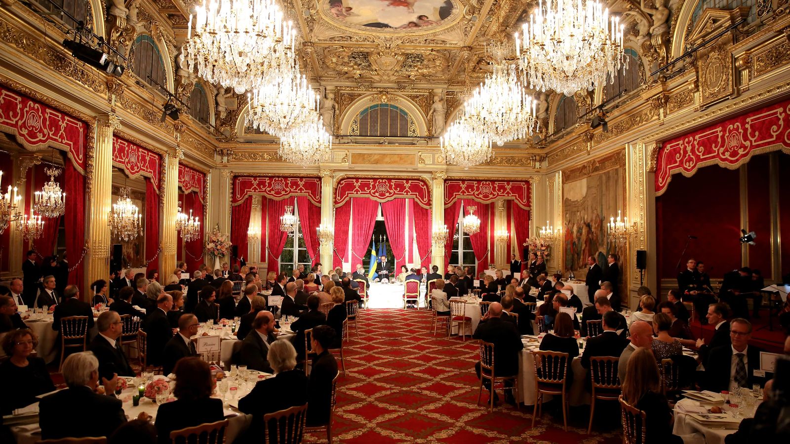 Foto: El presidente François Hollande, en una cena en honor a los reyes de Suecia (Gtres)