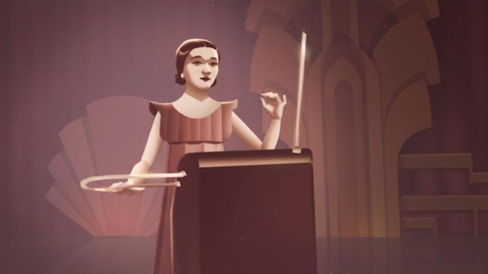 Foto: Clara Rockmore, homenajeada por Google en el 'doodle' de este miércoles
