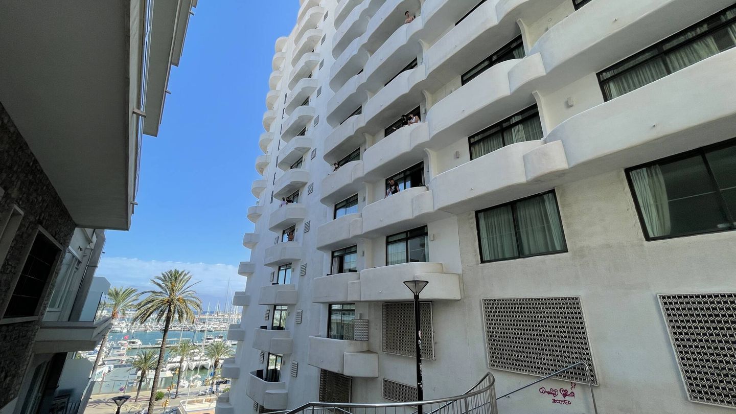 El 'hotel covid' está situado junto al paseo marítimo de Palma. (D.B.)