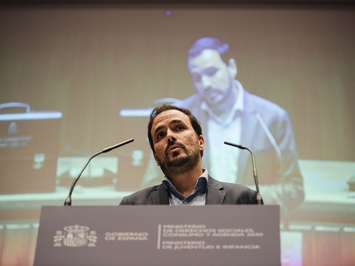 Foto: El exministro de Consumo Alberto Garzón. (Europa Press/Mateo Lanzuela)