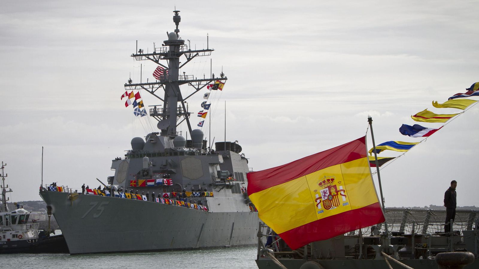 Foto: El 'USS Donald Cook' fue el primer destructor del escudo antimisiles que llegó a Rota en 2014. (EFE)