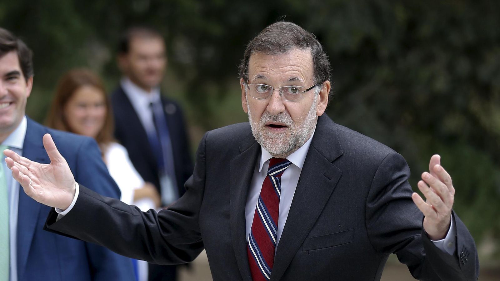 Foto: Mariano Rajoy durante una recepción en la Moncloa. (REUTERS/Andrea Comas)