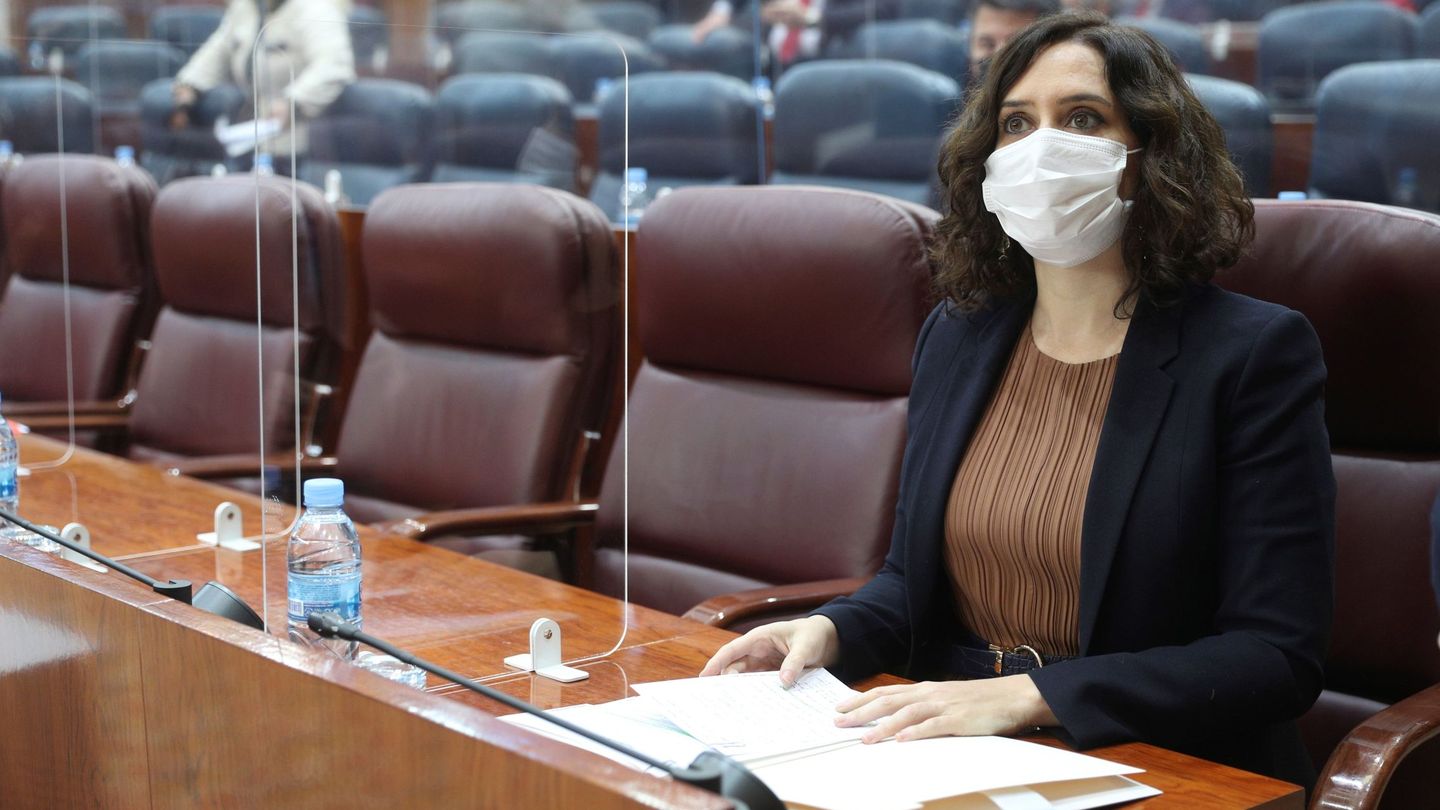La presidenta en funciones de la Comunidad de Madrid, Isabel Díaz Ayuso. (EFE)