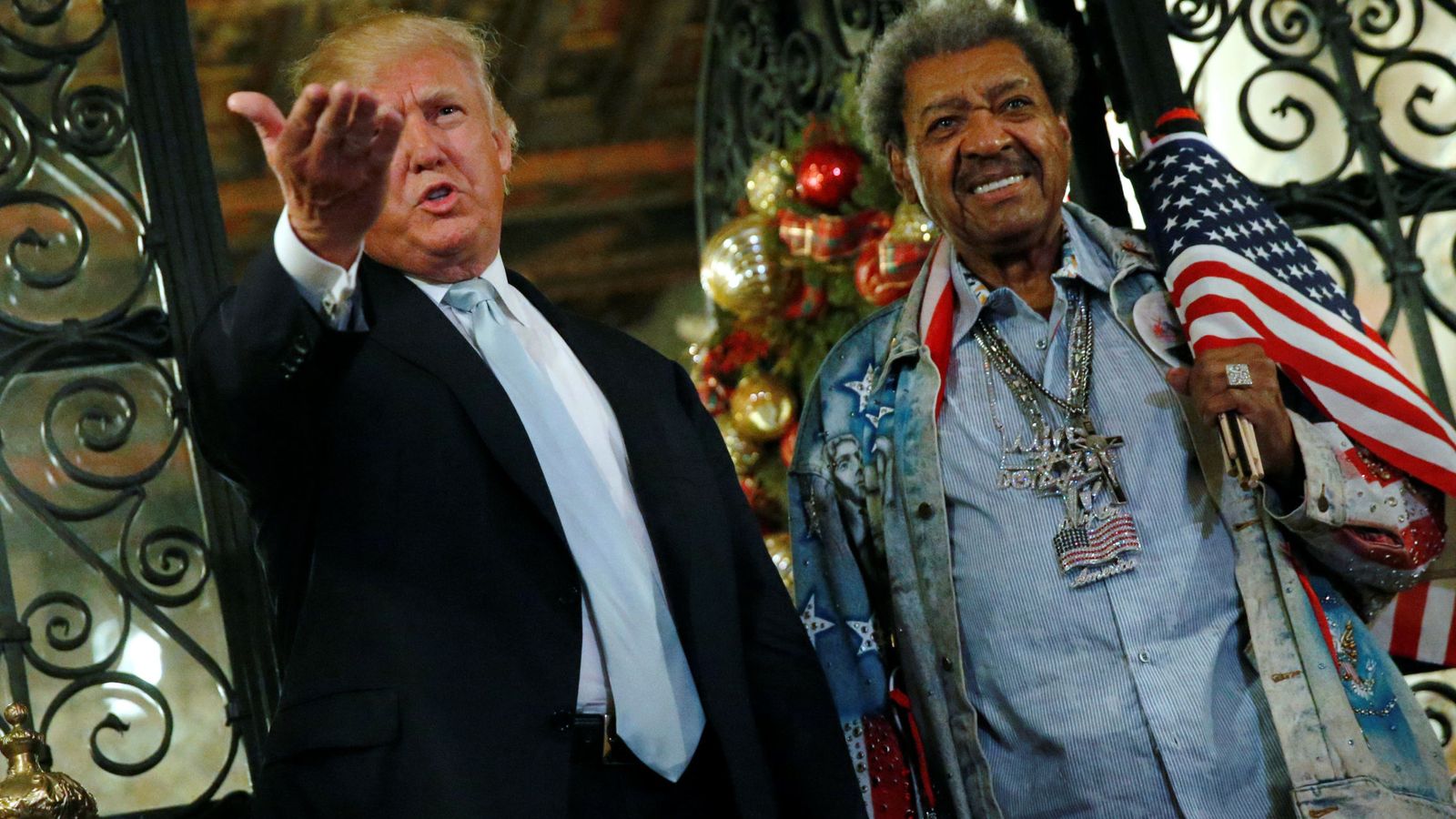 Foto: Donald Trump y Don King (Reuters)