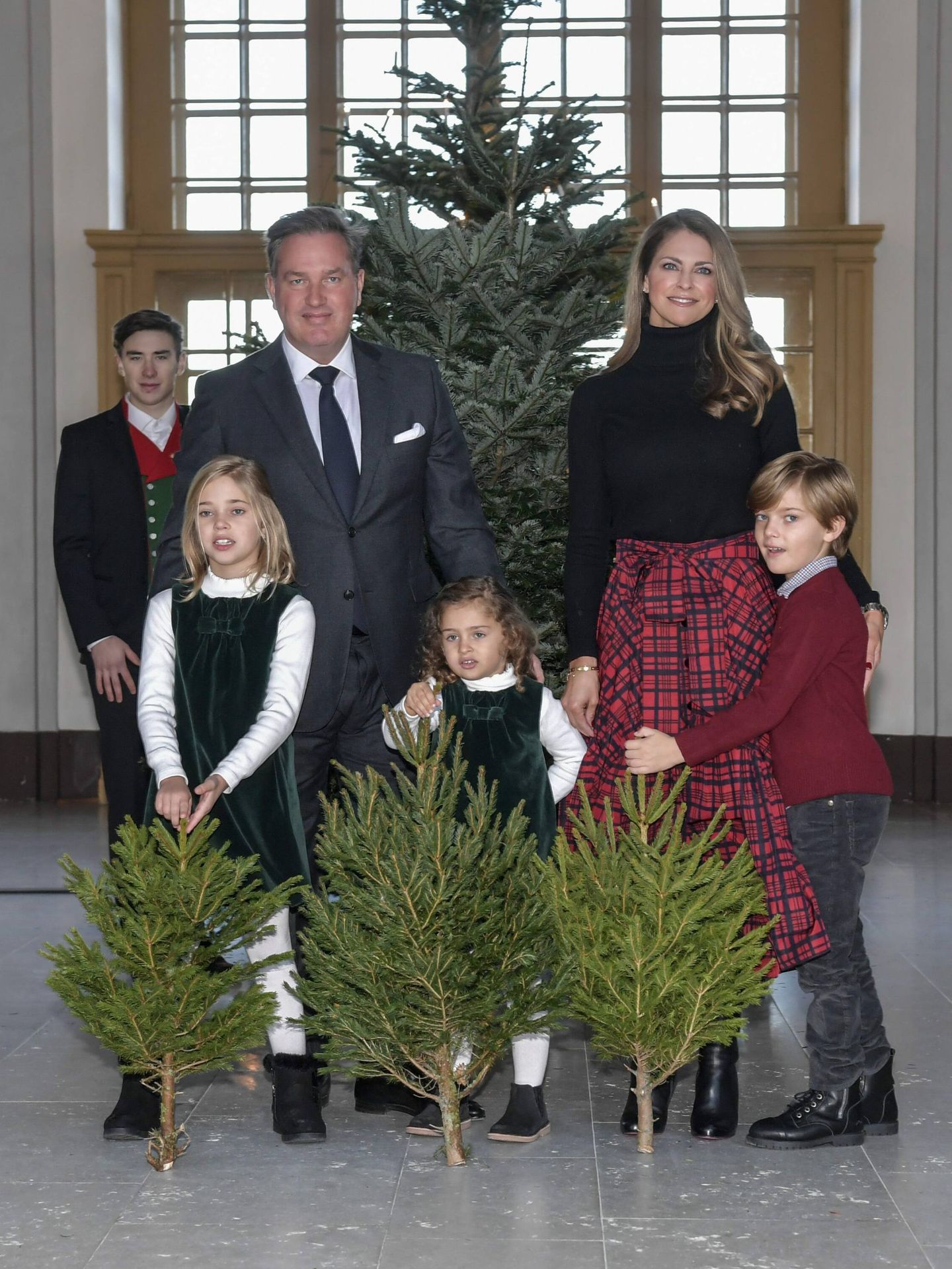 La princesa Magdalena y su familia. (Anders Wiklund)