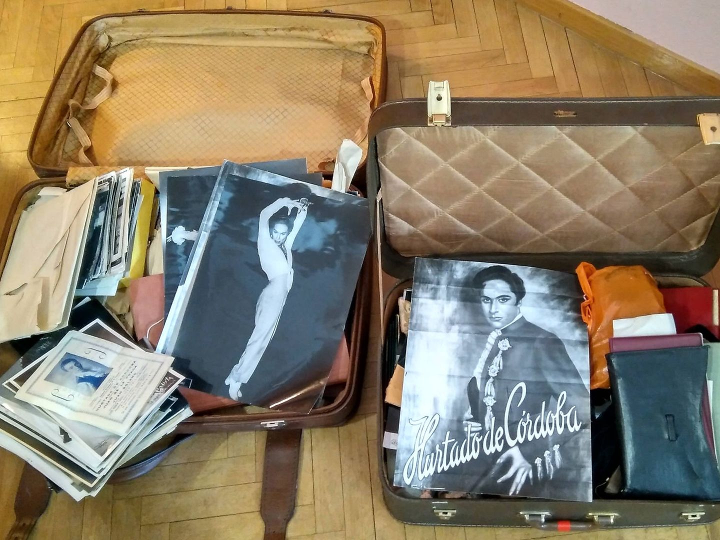 Las dos maletas encontradas de Hurtado de Córdoba. (Ana Ramírez)