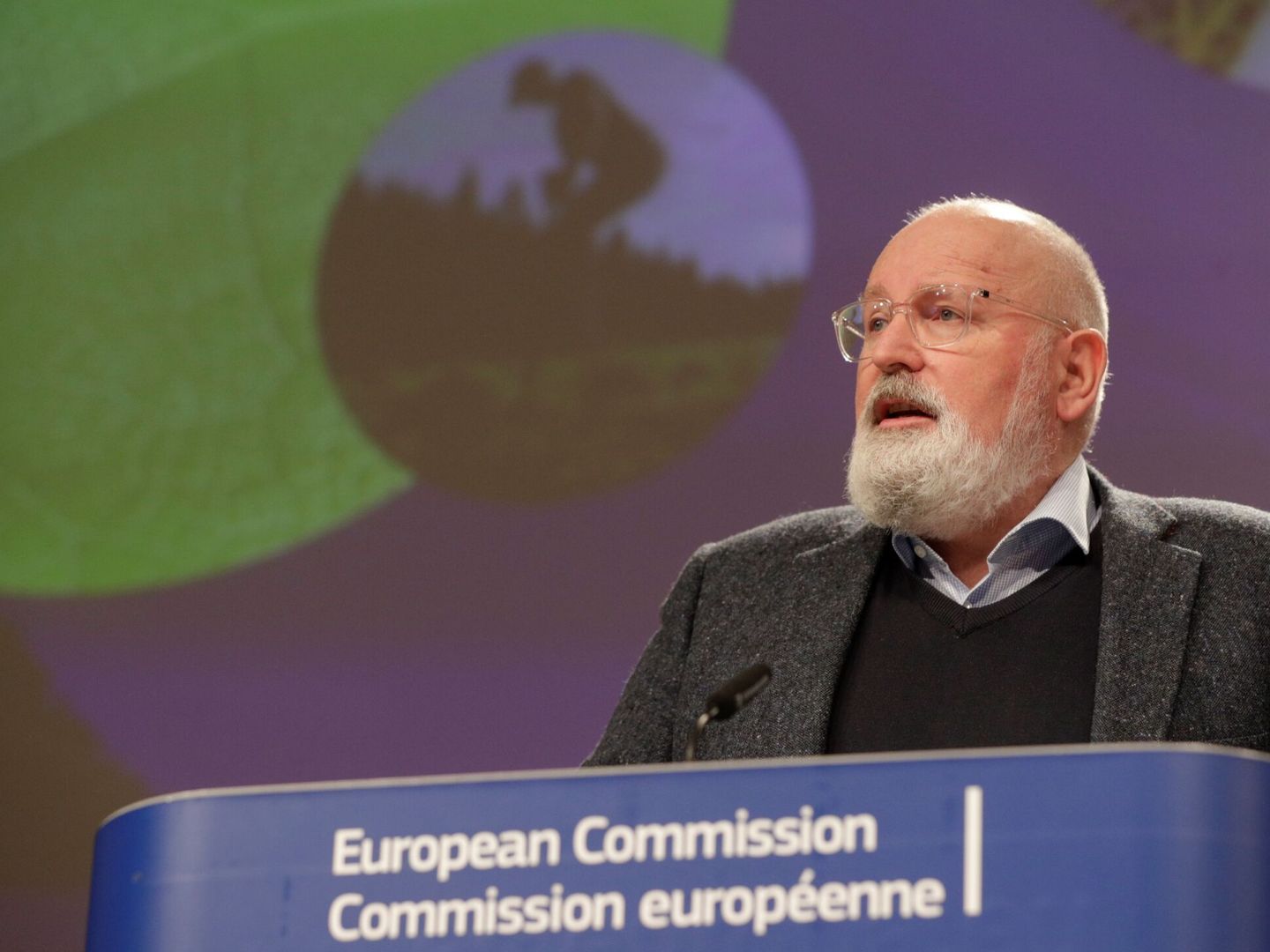 El vicepresidente de la Comisión Europea, Frans Timmermans. (EFE/O. Hoslet) 
