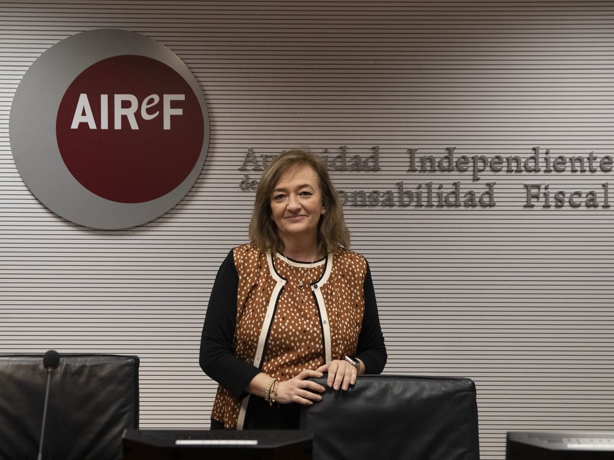 Foto: La presidenta de la AIReF, Cristina Herrero. (EFE/J. P. Gandul)
