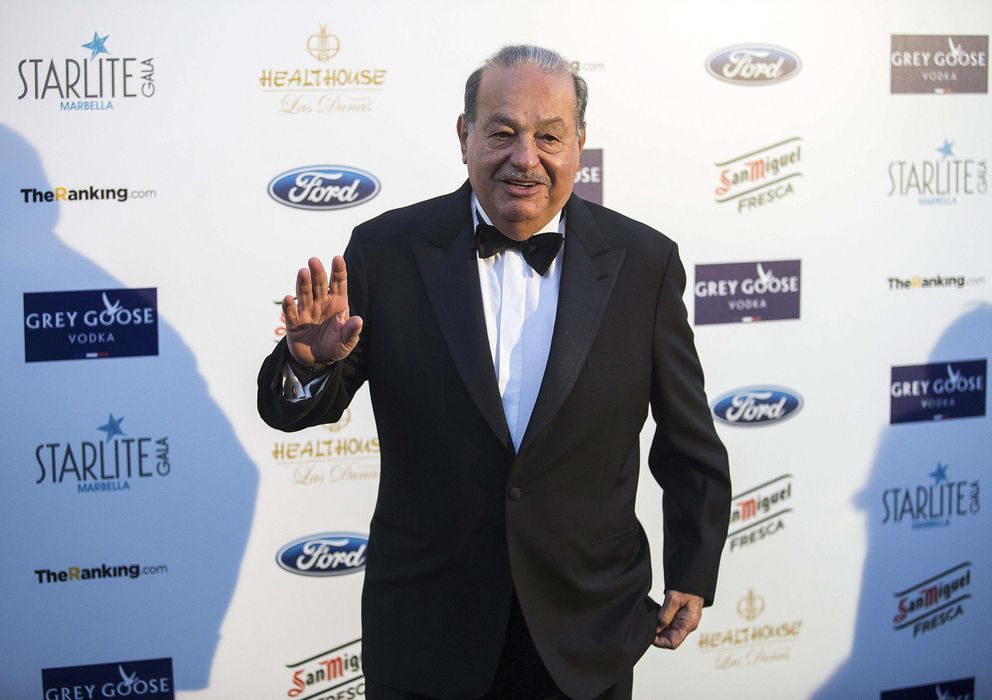 Foto: El empresario mexicano Carlos Slim, Premio Humanitario Starlite 2014. (Efe)