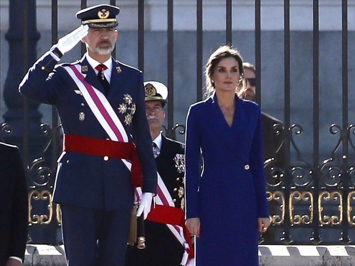 Foto: Los Reyes, durante la ceremonia de la Pascua Militar en 2019. (EFE/Mariscal)