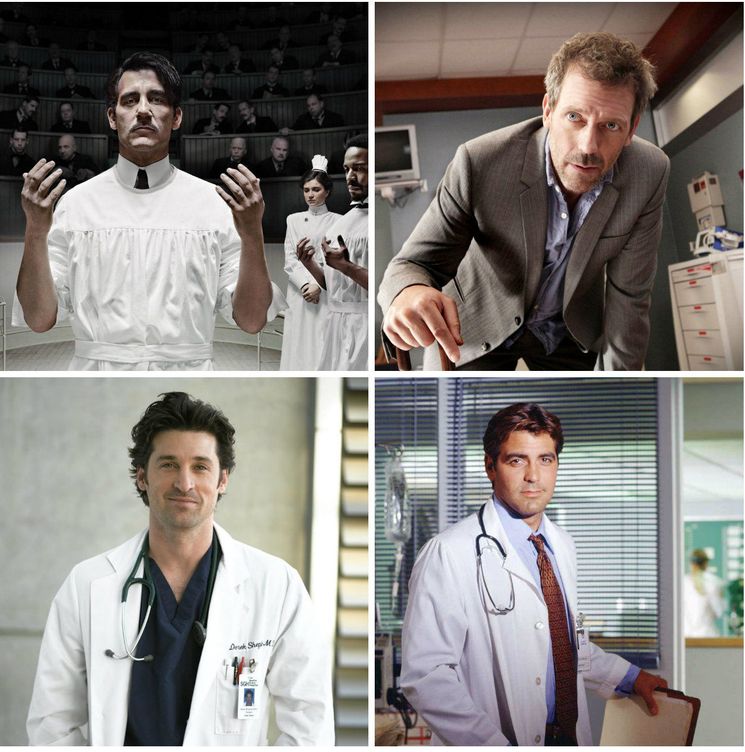 Si la televisión imita la vida, ¿en qué hospital trabajan hombres como ellos?