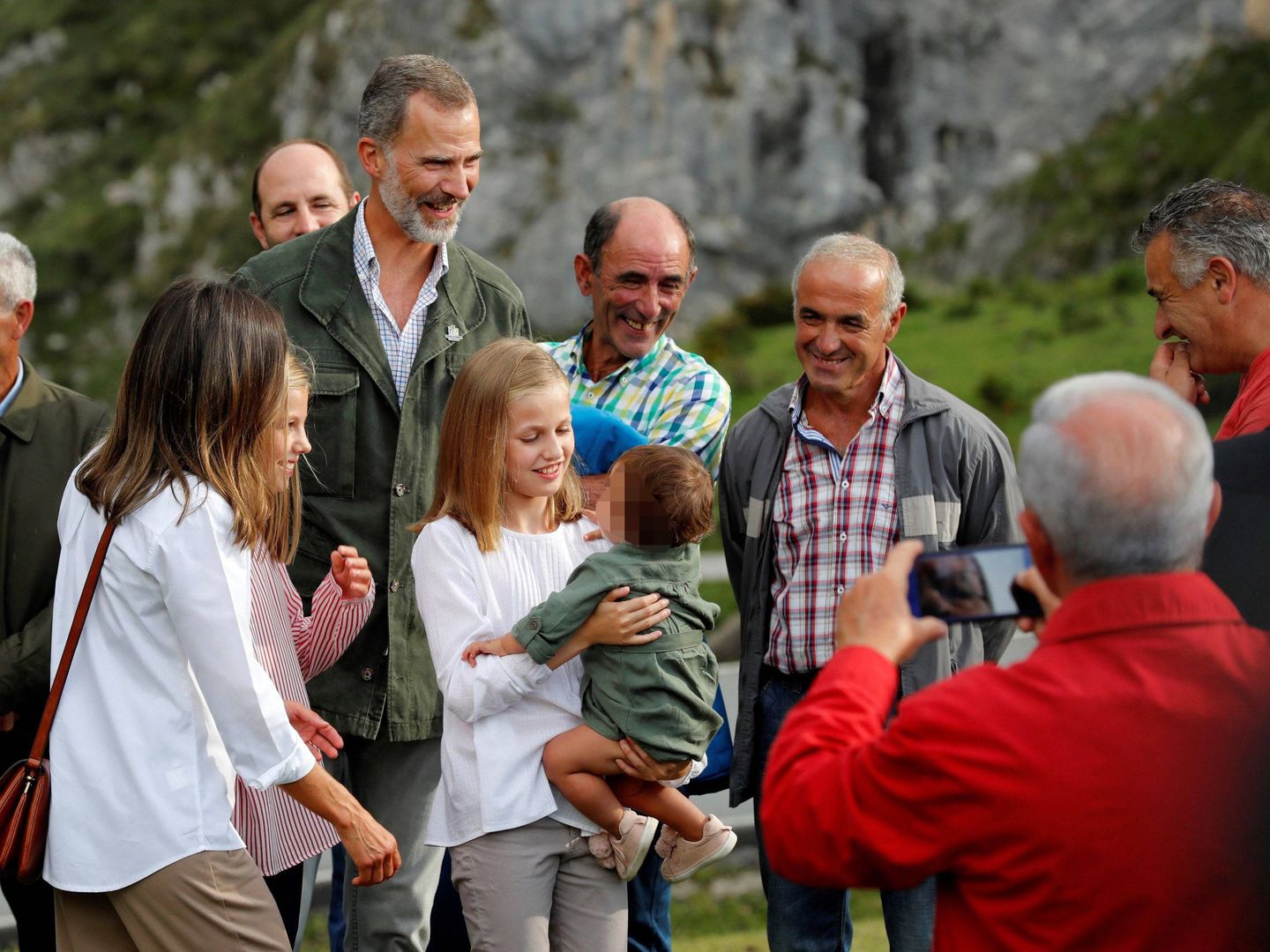 La princesa Leonor durante los actos conmemorativos del Parque Nacional de la Montaña de Covadonga. (EFE)