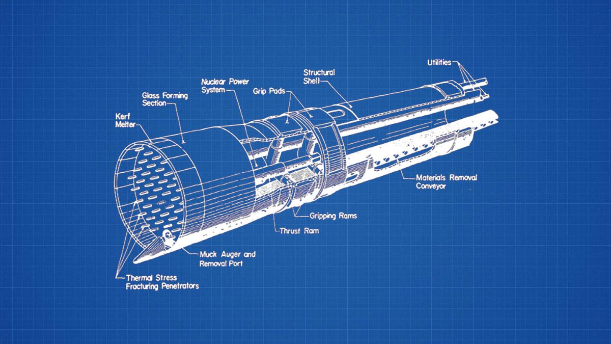La tuneladora nuclear para ‘viajar al centro de la Tierra’ inventada en los EEUU