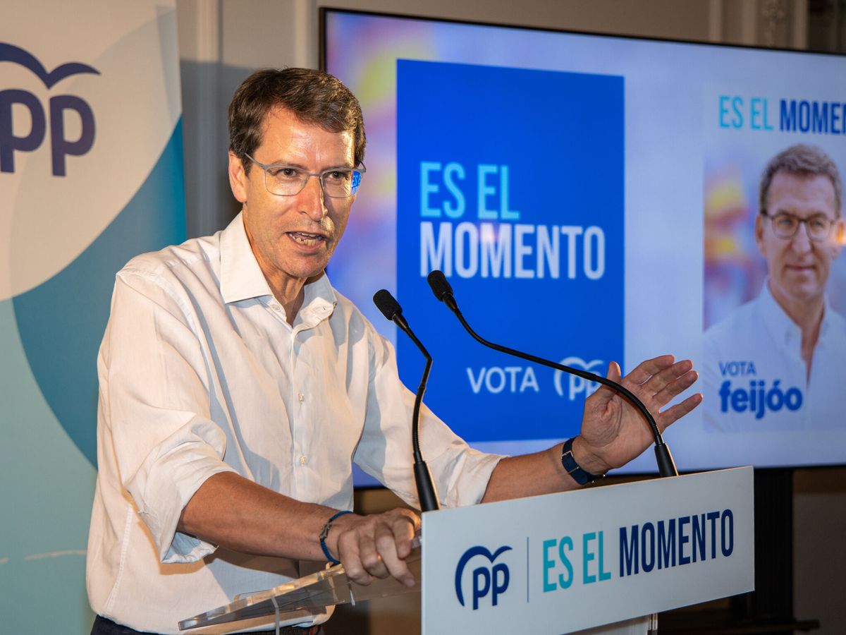 Foto: Gonzalo Capellán, presidente de La Rioja. (EFE/Raquel Manzanares)