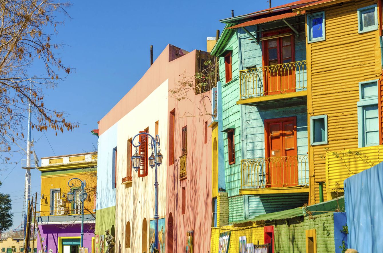 El callejón Caminito, en el barrio de La Boca de Buenos Aires (iStock)