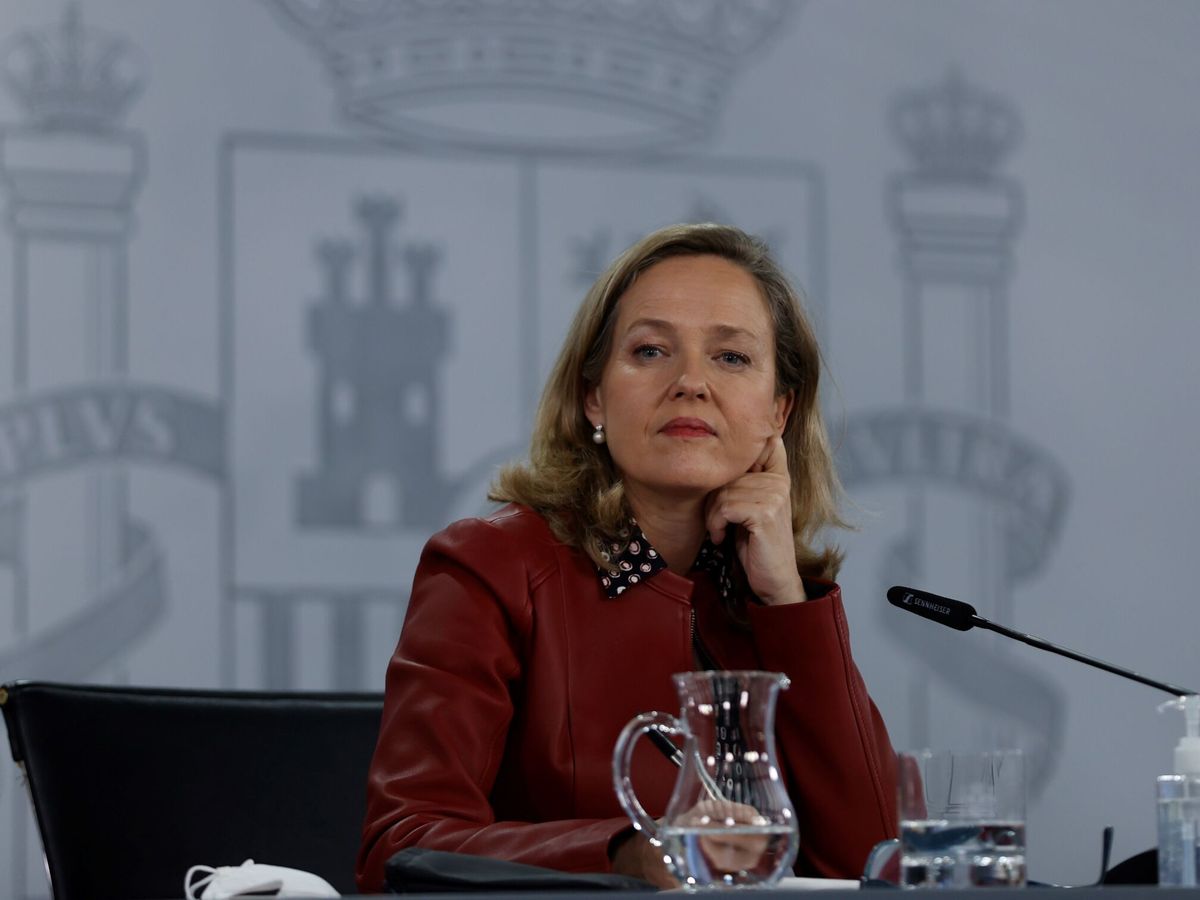 Foto: La vicepresidenta del Gobierno, Nadia Calviño. (Mariscal/EFE)