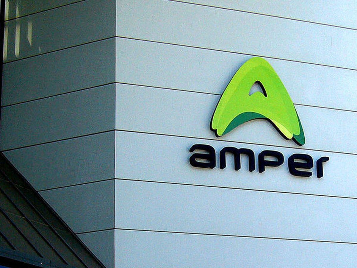 Foto: El logo de Amper. 
